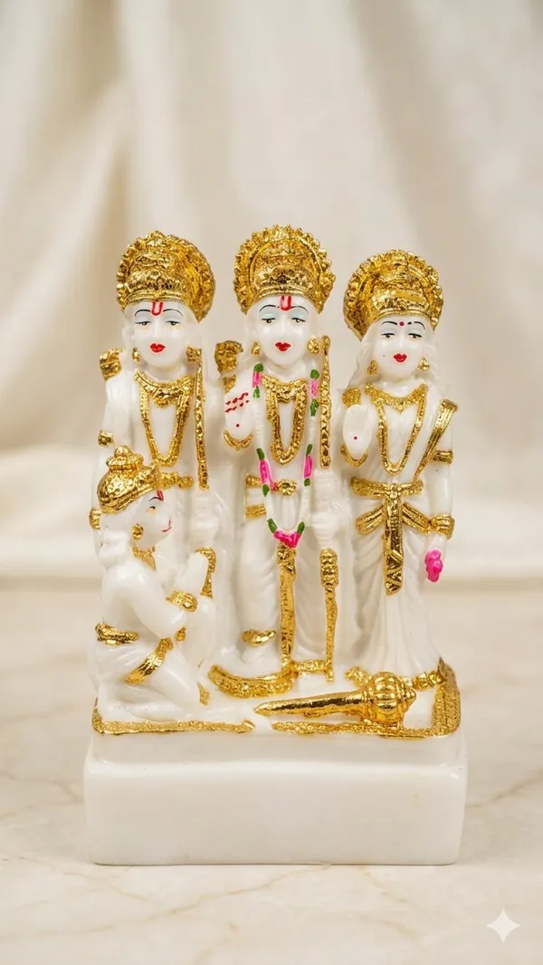 Ramdarwar_White_Gold_Marble_Statue_–_Premium_Ram_Darbar_Idol_Gold_&_White_Finish