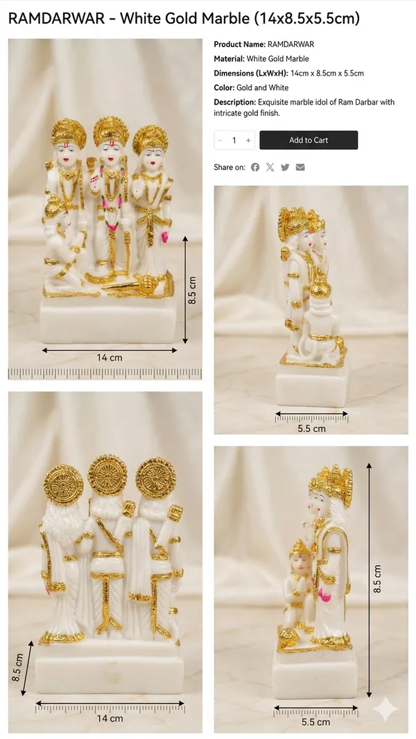 Ramdarwar_White_Gold_Marble_Statue_–_Premium_Ram_Darbar_Idol_Gold_&_White_Finish