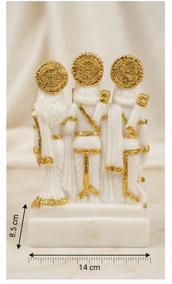 Ramdarwar_White_Gold_Marble_Statue_–_Premium_Ram_Darbar_Idol_Gold_&_White_Finish