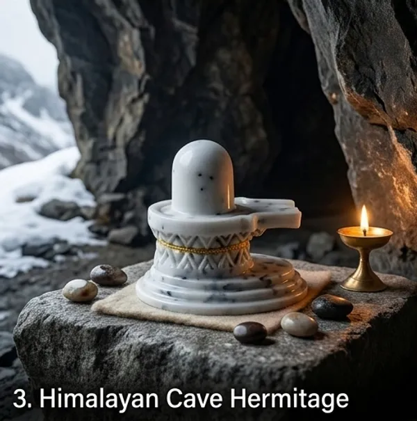 Multicolor_Marble_Shivling_With_Nag_And_Tilak_Small_Religious_Idol_For_Pooja