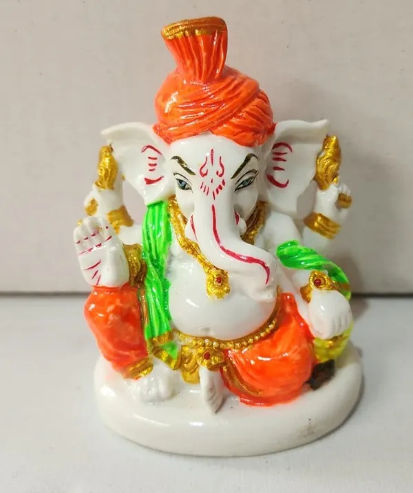Handcrafted_Pagadi_Ganesh_Marble_Dust_Idol_-_Multicolor_Lord_Ganesha_Statue