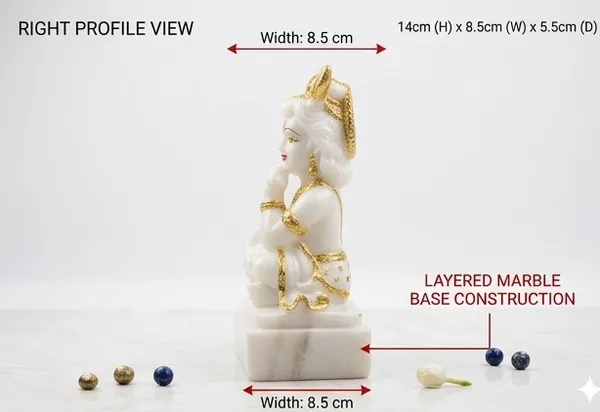 Laddu_Gopal_White_Gold_Marble_Idol_–_Gold_&_White_Finish_Bal_Gopal_Murti