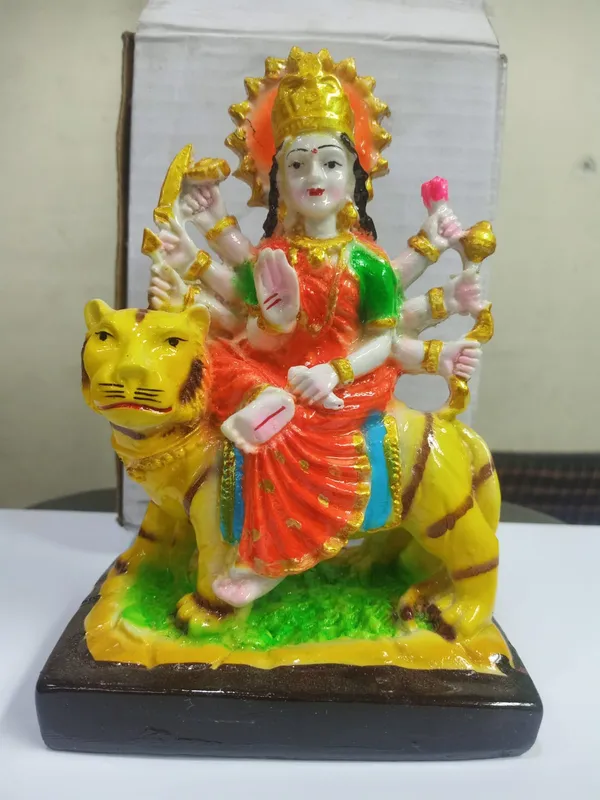 Multicolor_Handcrafted_Goddess_Durga_Idol_On_Tiger_Traditional_Hindu_Deity_Figurine-M