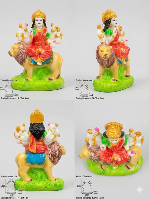 Multicolor_Handcrafted_Goddess_Durga_Idol_On_Tiger_Traditional_Hindu_Deity_Figurine-S