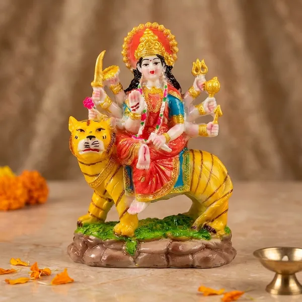 Multicolor_Handcrafted_Goddess_Durga_Idol_On_Tiger_Traditional_Hindu_Deity_Figurine-XL