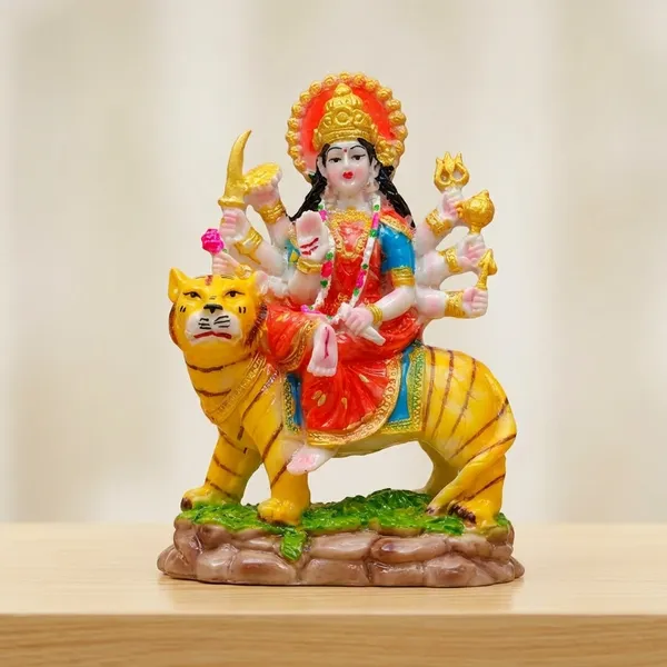 Multicolor_Handcrafted_Goddess_Durga_Idol_On_Tiger_Traditional_Hindu_Deity_Figurine-XL