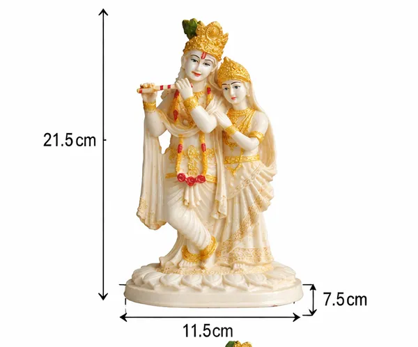 Hand-Painted_Golden_Poly_Resin_Radha_Krishna_Statue