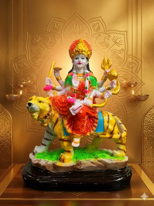 Multicolor_Handcrafted_Goddess_Durga_Idol_On_Tiger_Traditional_Hindu_Deity_Figurine-XXL