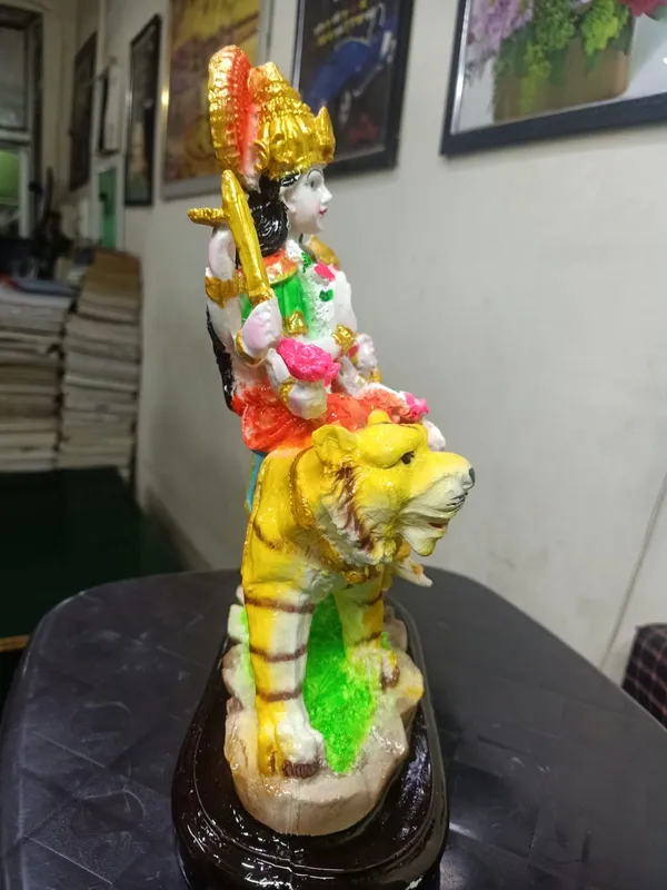 Multicolor_Handcrafted_Goddess_Durga_Idol_On_Tiger_Traditional_Hindu_Deity_Figurine-XXL