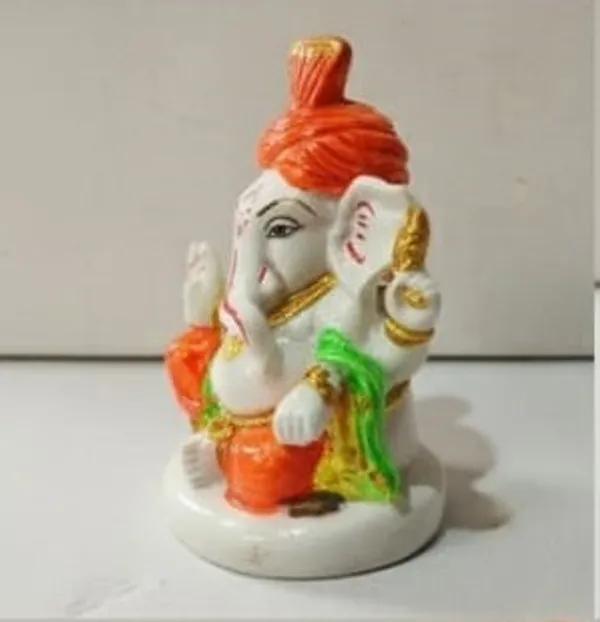 Handcrafted_Pagadi_Ganesh_Marble_Dust_Idol_-_Multicolor_Lord_Ganesha_Statue