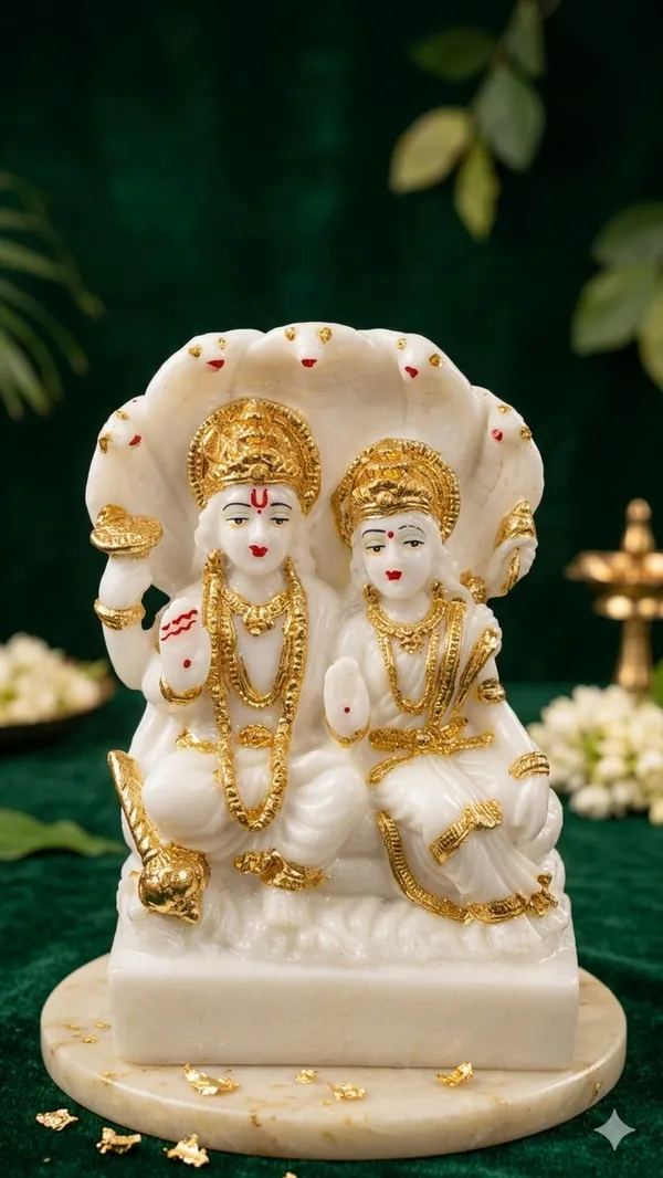 Vishnu_Laxmi_White_Gold_Marble_Statue_–_Gold_&_White_Finish_God_Idol