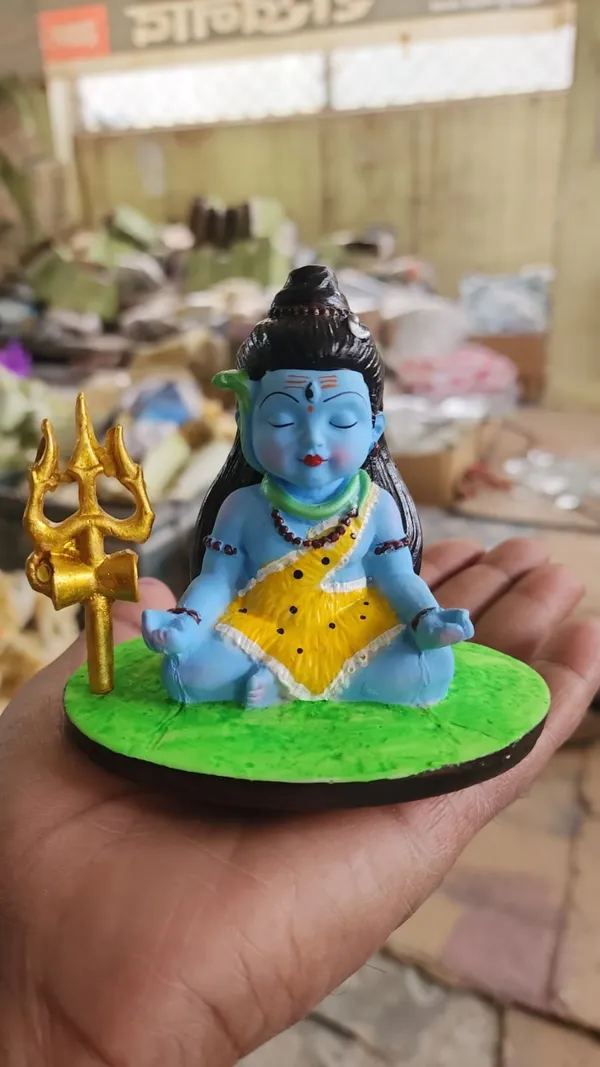 Samadhi_Bal_Shiv_Marble_Dust_Idol_-_Multicolor,_5cm