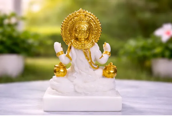 Saraswati_–_Handcrafted_White_Gold_Marble_Deity_Statue