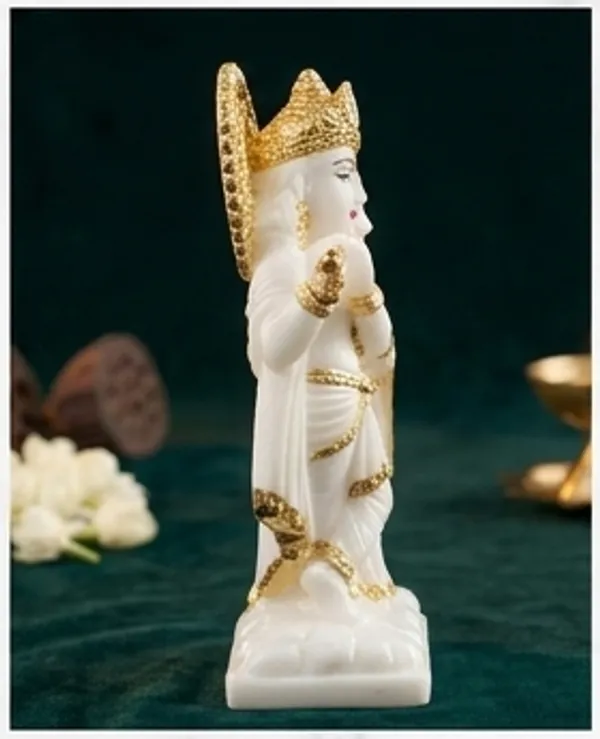 Radha_Kishan_White_Gold_Marble_Idol_–_Gold_&_White_Finish_Radha_Krishna_Murti