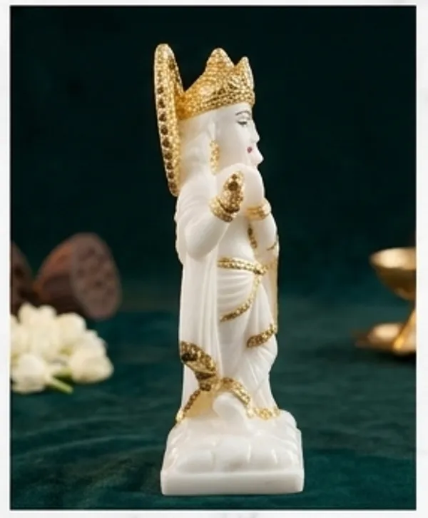 Radha_Kishan_White_Gold_Marble_Idol_–_Gold_&_White_Finish_Radha_Krishna_Murti