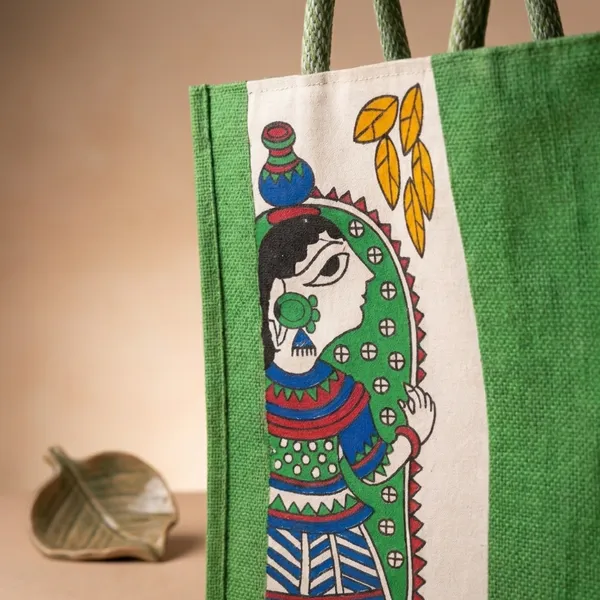 Mulitcolor_Elephant_Print_And_Lady_Print_Bags_Pack_Of_2