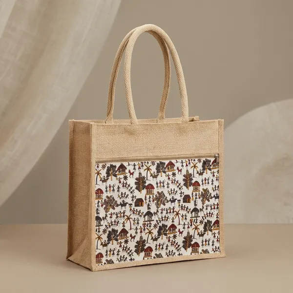 Multicolor_Striped_And_Adibasi_Jute_Bag_Pack_Of_2