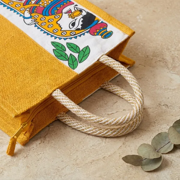 Yellow_Jute_Bag_Lady_Print