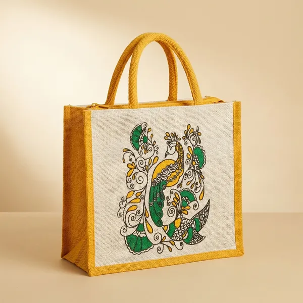 Multicolor_Jute_Bag_Peacock_Pack_Of_2