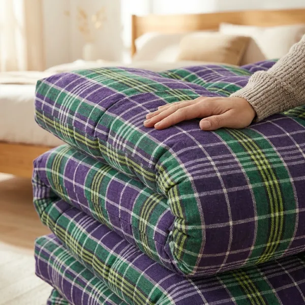 Multicolor_Plain_Cotton_Bed