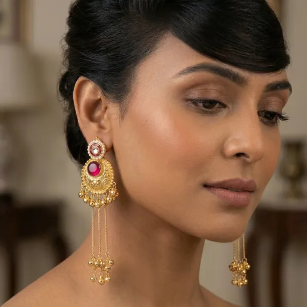 Gold_Plated_Kundan_Chandbali_Earrings_With_Ruby_Stone_And_Pearl_Detailing_For_Women