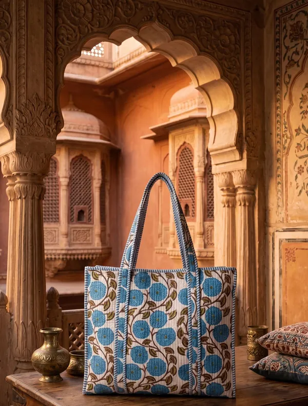 Cotton_Tote_Bag_for_Shopping_&_Travel_|_Lightweight_Carry_Bag_|_Jaipuri_Handblock_Print