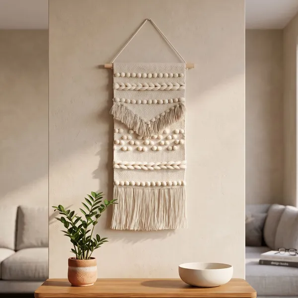 Orevah_Cotton_Wall_Hanging_Decorative_Tapestry_with_Fringes_|_12_x_20_Inches_|_Boho_Home_Décor_Wall_Art