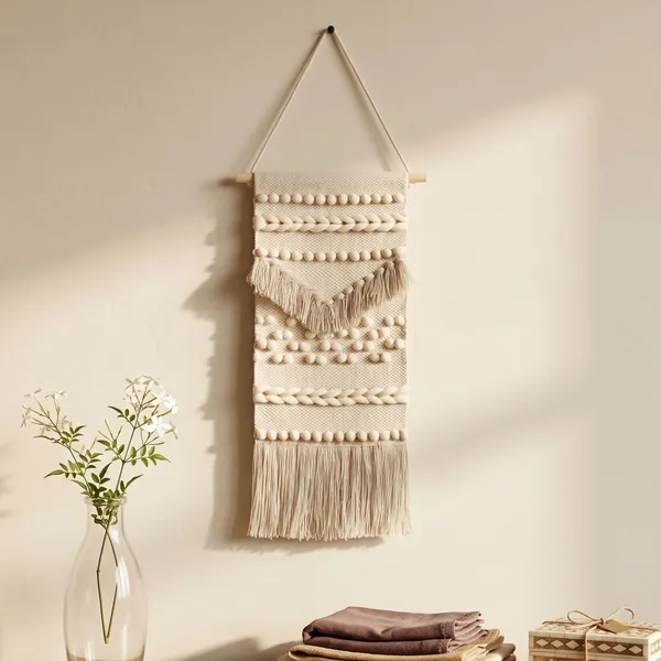 Orevah_Cotton_Wall_Hanging_Decorative_Tapestry_with_Fringes_|_12_x_20_Inches_|_Boho_Home_Décor_Wall_Art