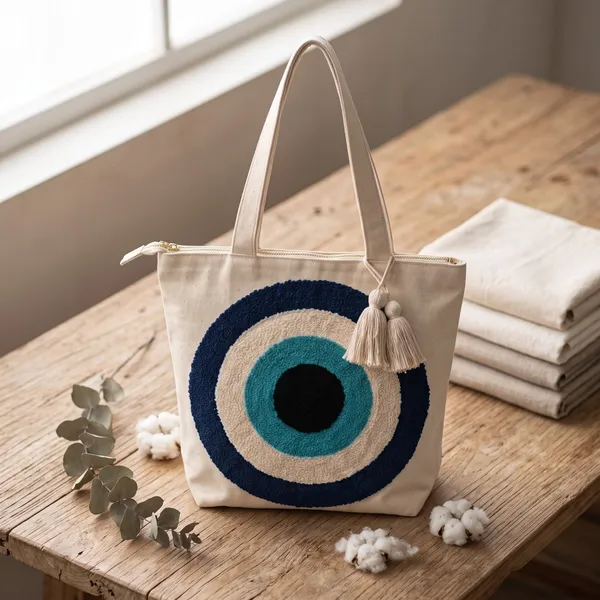 Orevah_Evil_Eye_Hand-Embroidered_Cotton_Slub_Tote_Bag_|_15_x_15_Inches_|_Reusable_Everyday_Carry_Bag