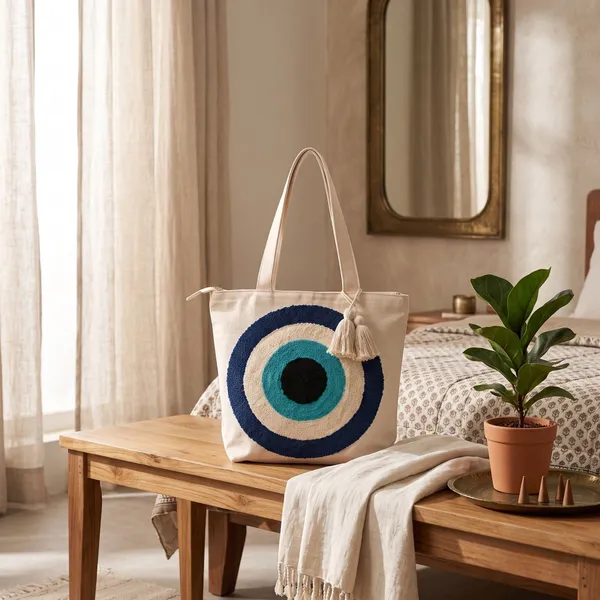 Orevah_Evil_Eye_Hand-Embroidered_Cotton_Slub_Tote_Bag_|_15_x_15_Inches_|_Reusable_Everyday_Carry_Bag