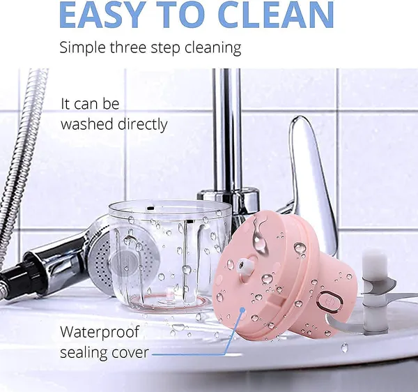 Usb_Electric_Vegetable_Garlic_Onion_Chopper_And_Stainless_Steel_Manicure_Kit_Combo_Pack_Of_2