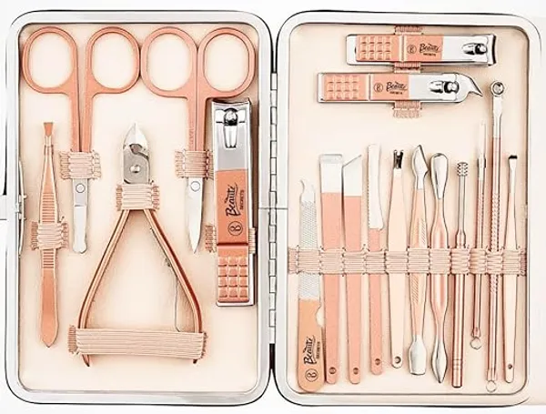 Usb_Electric_Vegetable_Garlic_Onion_Chopper_And_Stainless_Steel_Manicure_Kit_Combo_Pack_Of_2