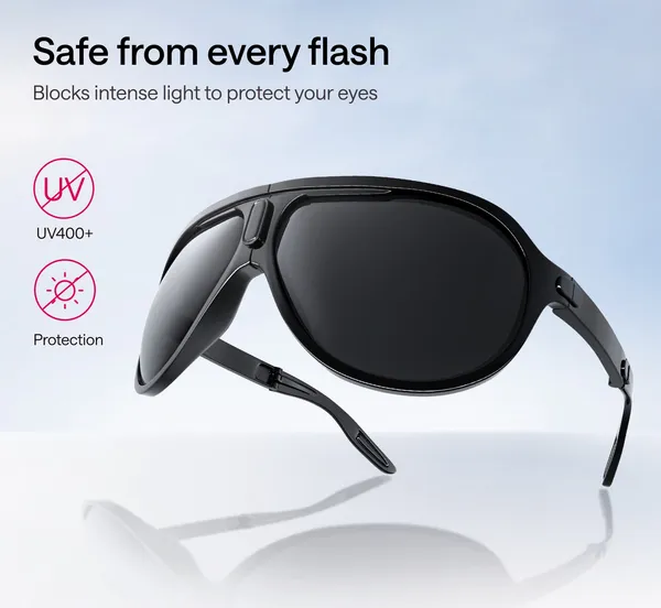 Black_Polycarbonate_Round_Foldable_Full-Frame_Sunglasses_For_Men_And_Women