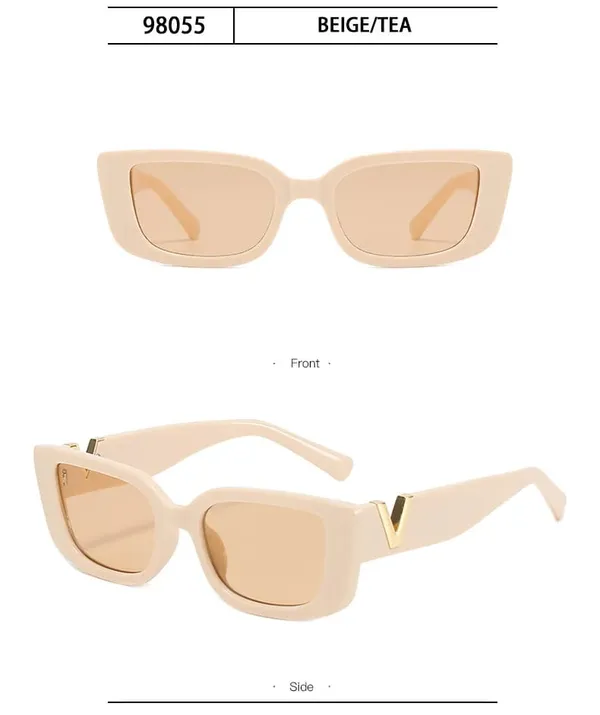 V_Cat_Eye_Cream_Polycarbonate_Retro_Square_Full-Frame_Sunglasses_For_Men_And_Women