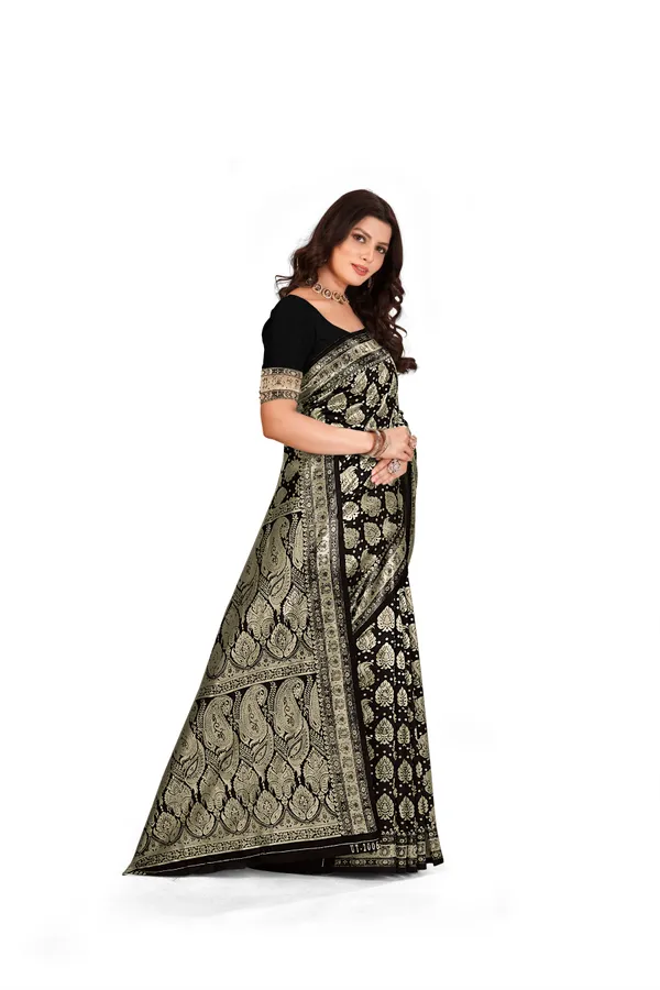 Black_Premium_Quality_Jacquard_Wovan_Sarees