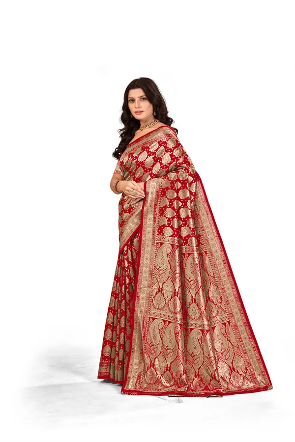 Red_Premium_Quality_Jacquard_Wovan_Sarees