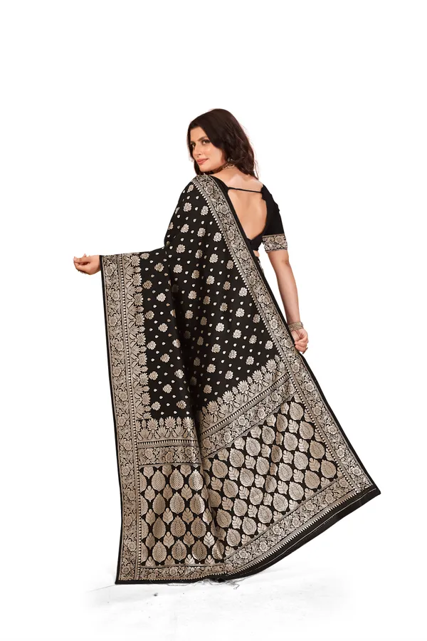 Black_Premium_Quality_Jacquard_Wovan_Sarees
