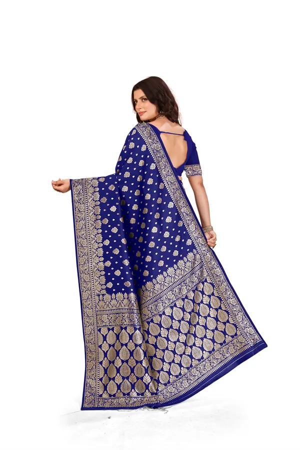 Navy_Blue_Premium_Quality_Jacquard_Wovan_Sarees