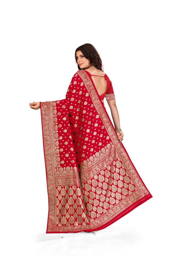 Red_Premium_Quality_Jacquard_Wovan_Sarees