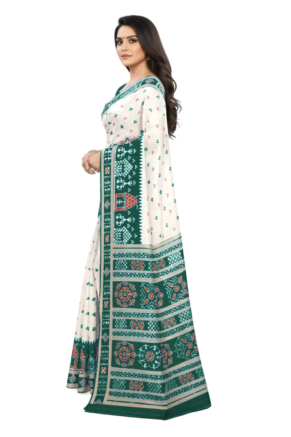 Green_Soft_Silk_Banarasi_Sarees_With_Rich_Pallu_Blouse