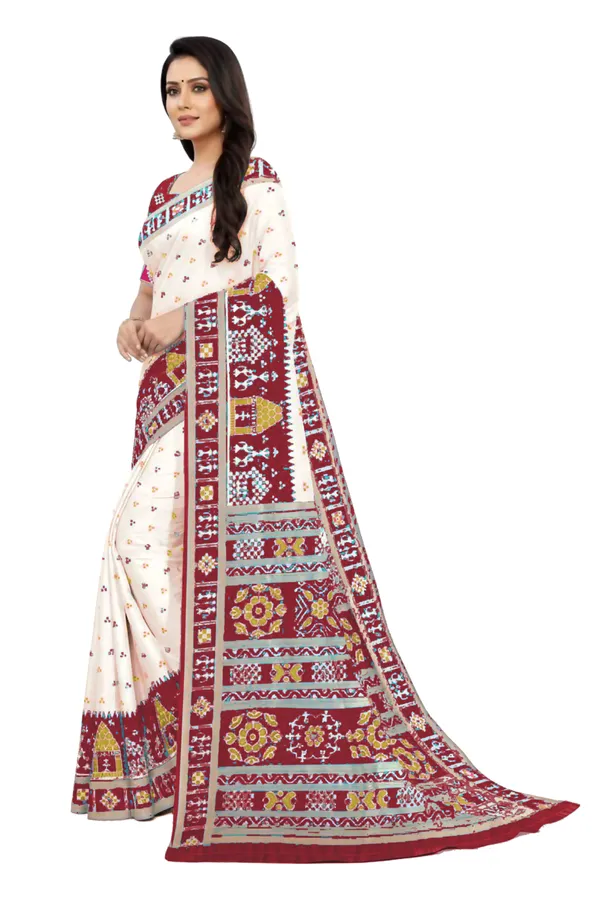 Maroon_Soft_Silk_Banarasi_Sarees_With_Rich_Pallu_Blouse