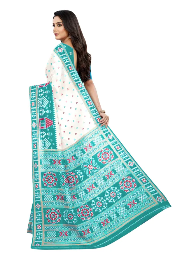 Rama_Soft_Silk_Banarasi_Sarees_With_Rich_Pallu_Blouse