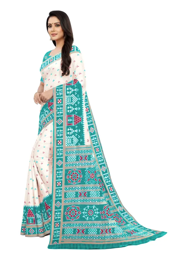 Rama_Soft_Silk_Banarasi_Sarees_With_Rich_Pallu_Blouse