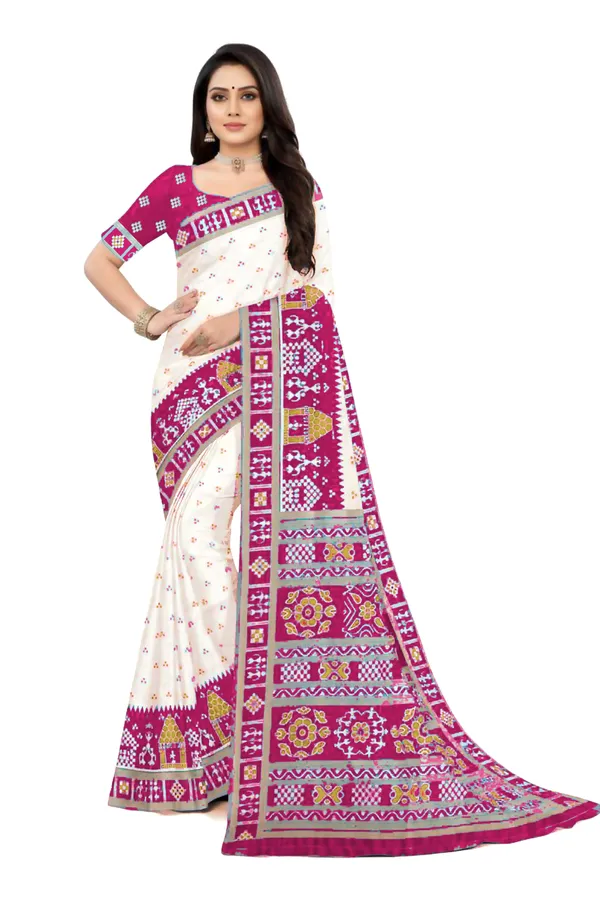 Red_Soft_Silk_Banarasi_Sarees_With_Rich_Pallu_Blouse