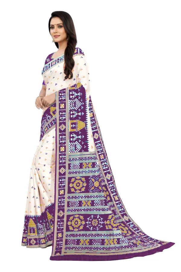 Wine_Soft_Silk_Banarasi_Sarees_With_Rich_Pallu_Blouse