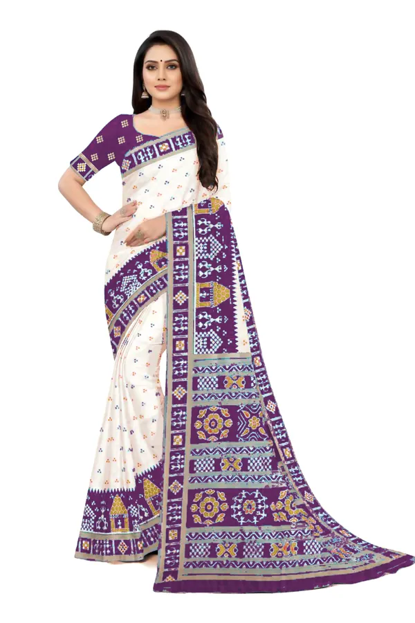 Wine_Soft_Silk_Banarasi_Sarees_With_Rich_Pallu_Blouse