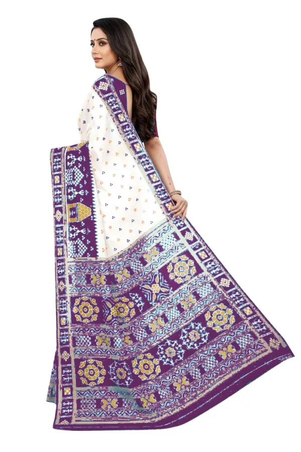 Wine_Soft_Silk_Banarasi_Sarees_With_Rich_Pallu_Blouse
