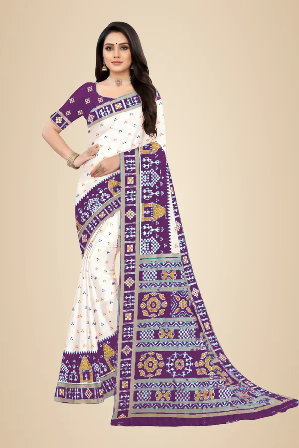 Wine_Soft_Silk_Banarasi_Sarees_With_Rich_Pallu_Blouse