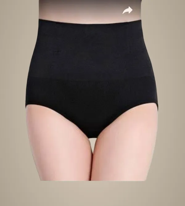 Black_Cotton_Blend_Tummy_Tucker_Shapewear_For_Women