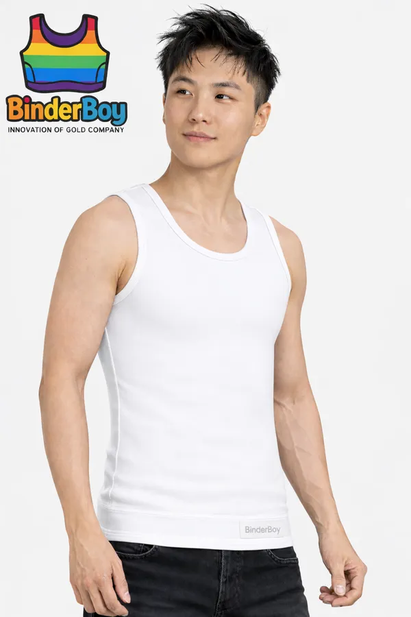Skin_Tone_Cotton_Blend_Full_Length_Deep_Neck_Front_Zip_Chest_Binder_For_Unisex
